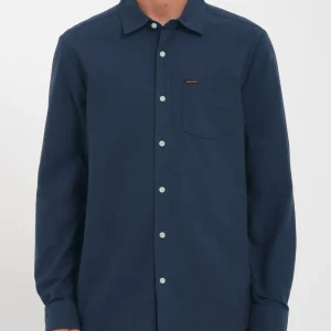 Camisa Manga Larga Volcom Veeco Oxford - Navy