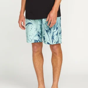 Bañador Volcom Center Print Trunk 17" - Bottle Green