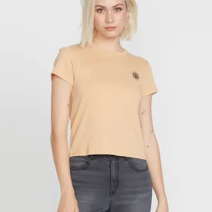 Camiseta Chica Volcom Have a Clue Hazelnut