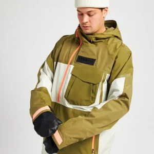 Chaqueta Burton Breaker Gore-tex 2L Anorak Martini Olive / Silver Green