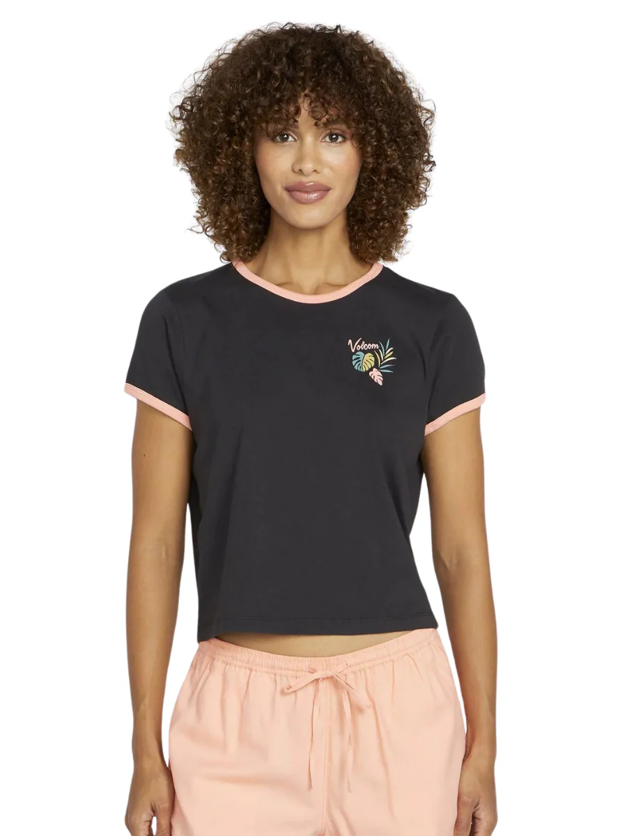 Camiseta Chica Volcom Maybe Baby - Black