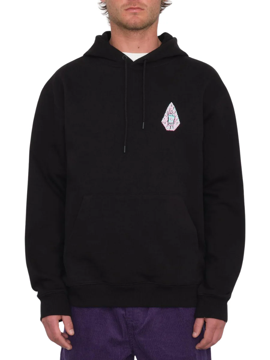 Sudadera Volcom Fa Tetsunori Po - Black - immagine 2
