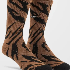 Calcetin Volcom Pistol Sock Tobacco