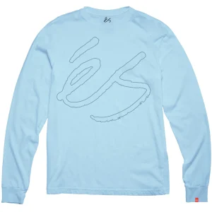 Es Script Ls Tee Light Blue