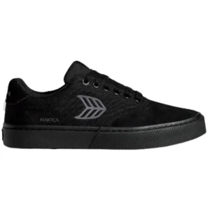 Cariuma Naioca Pro Skate All Black Suede and Canvas
