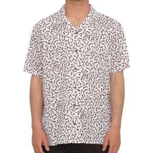 Camisa manga corta Volcom Asphalt Beach - Lilac Ash