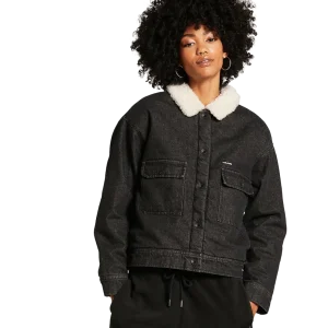 Chaqueta Mujer Volcom Weaton Jacket - Black Combo