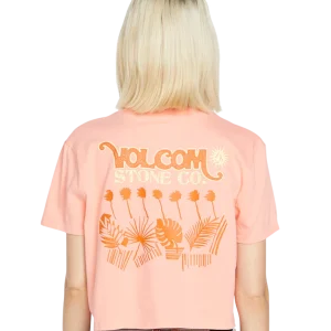 Camiseta de chica Volcom Pocket Dial Tee - Reef Pink