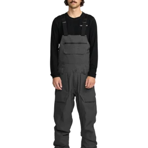 Pantalones de snowboard Volcom Roan Bib Overall - Dark Grey